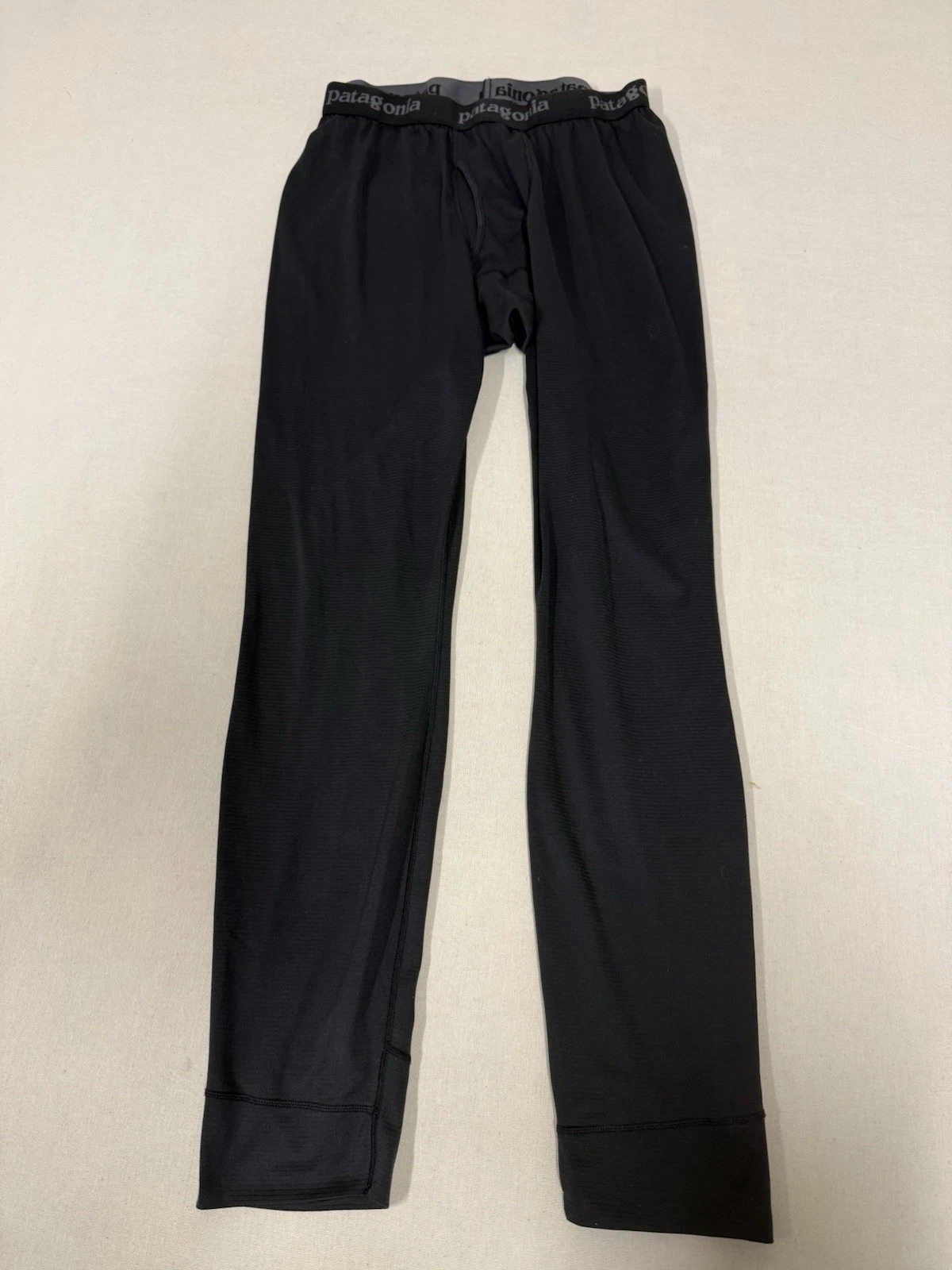 Patagonia Capilene Lightweight Bottoms Men’s S Black Baselayer Thermal Pants 177