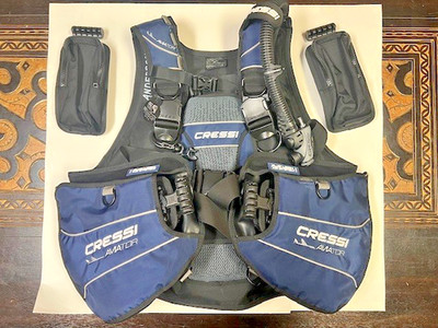 Cressi Aviator XL Jacket Travel BCD   RARE Model   Barely Used!