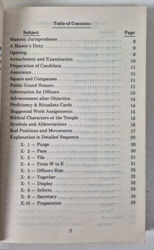 Libro de colección años 70 cifrado de letras múltiples con monitor y suelo Masons of WI - Imagen 7 de 8