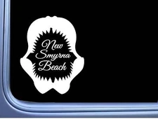 New Smyrna Beach Shark Bite L360 6 inch Decal Sticker