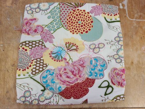 Pier One "Colorful Floral" 16" Pillow Cover - Picture 1 of 4