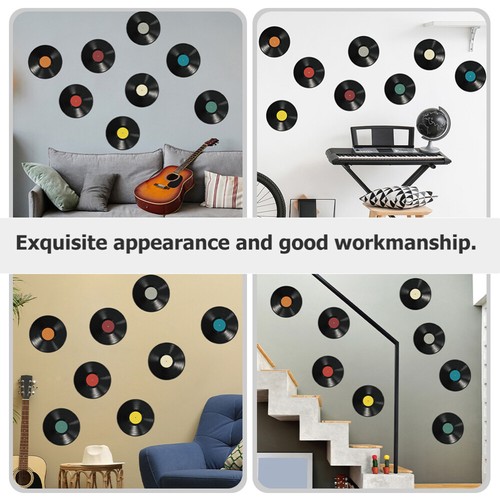 16pcs Retro Practical Premium Vinyl Records Wall Decor Store - Picture 3 of 12
