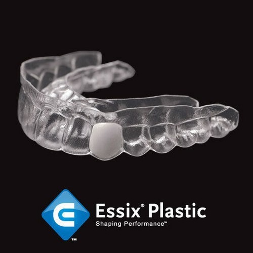 Temporary Replacement (3) teeth in Crystal Clear Retainer, for Upper OR