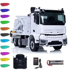 PL18EV Lite 1/14 RC Hydraulic Swing Arm Dump Truck K3363 Metal Skip Loader Sound