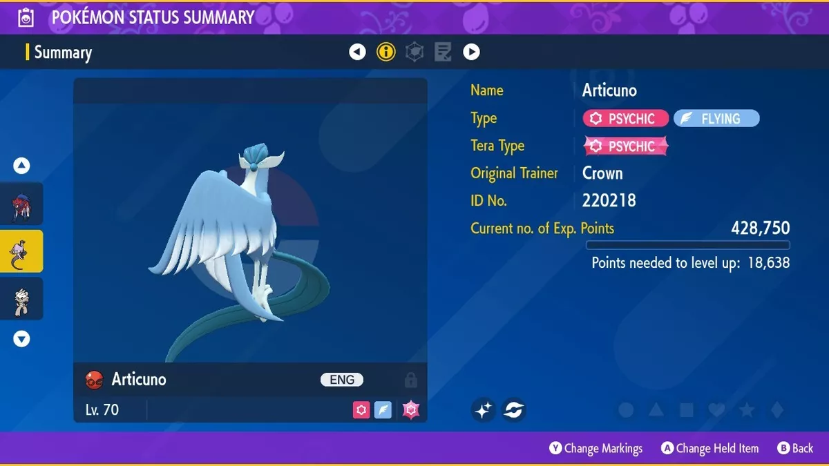 POKEMON SWORD & Shield - Event Shiny Galarian Articuno - Zapdos