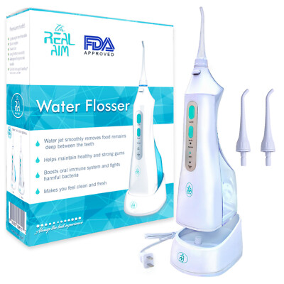 Cordless Water Flosser Portable Water Teeth Floss Cleaner Dental Oral Irrigator