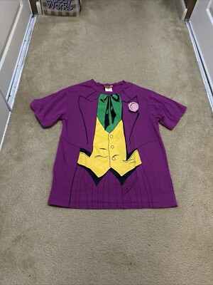 The Joker Suit T-shirt Rubies Costume Co Officially Licensed Large