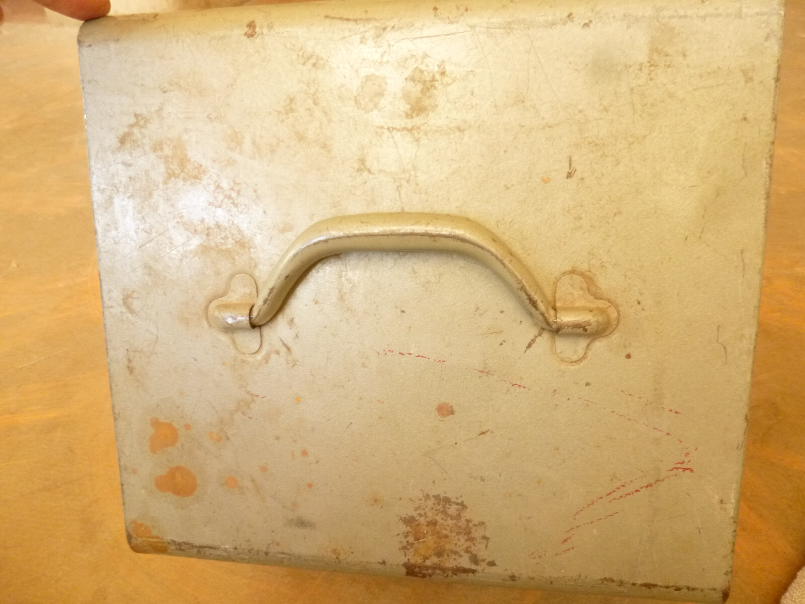 Rockwell Porter Cable Circular Saw Metal Case Storage Box Vintage from