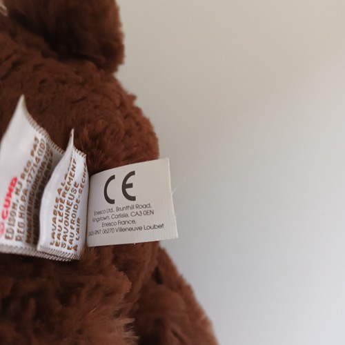 Peluche/giocattolo morbido 10 pollici accogliente orso marrone cioccolato di Gund 4059971 - Foto 10 di 11