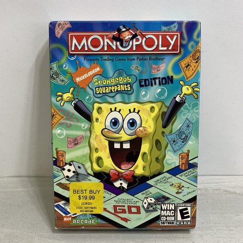 Monopoly Spongebob Squarepants Edition PC Game Sealed Box - See Pics - Picture 1 of 7