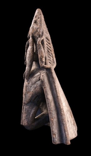 Proue de pirogue, canoe prow, Pacific art, oceanic art, tribal art, Sepik, 42 cm - Picture 12 of 19