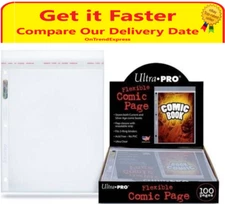 30 Ultra Pro 1 Pocket Comic Book Sleeves Pages with Resealable Flap