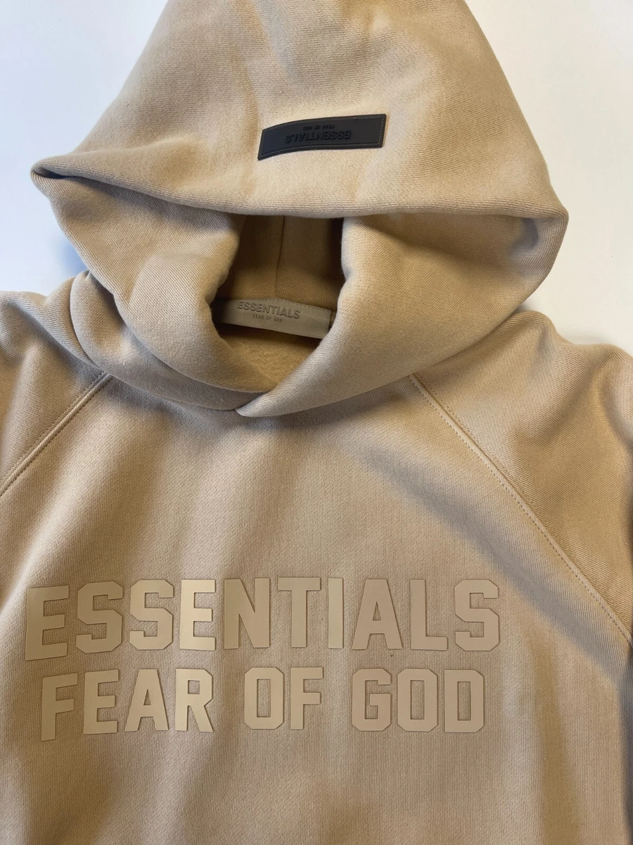 Essentials Fear of God Collection Hoodie Color Sand Canary Size S/M/L/XL