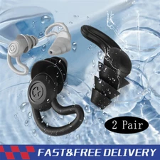 2Pair Noise Reduction Earplugs 40dB Super Comfortable Silicone Reusable Earplugs