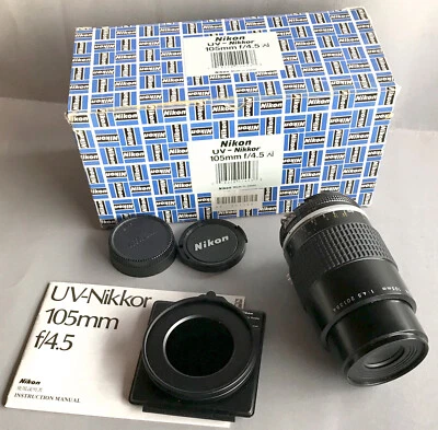 Nikon lens UV-NIKKOR 105mm f/4.5 Very Rare Like New - Bild 1 von 3