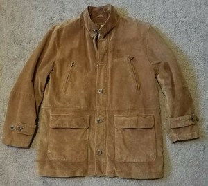 suede barn coat
