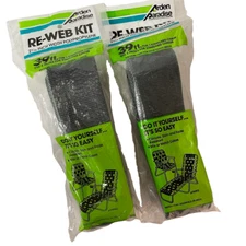 Lawn Chair Re Webbing Kit From Arden Paradise Chaise Lot Of 2 Blackish Green New