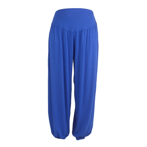 Women Elastic Loose Modal Cotton Soft Yoga Sports Dance Harem Pants Trousers - Picture 10 of 57
