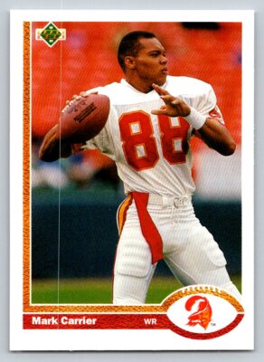 1991 Upper Deck #231 Mark Carrier Tampa Bay Buccaneers
