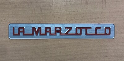 La Marzocco Linea PB Front Genuine Metal Logo Badge, 3M Self Adhesive (D.4.008)