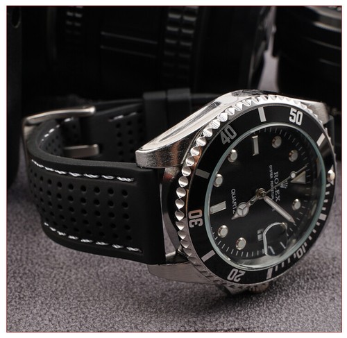 Universal Silicone Watch Strap Band Smart Bracelet Quick Release Pins 20/22mm - Picture 6 of 23
