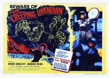 THE CREEPING UNKNOWN  SCI-FI  A4 MINI GLOSS TEXTURED  POSTER