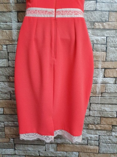 michelle keegan orange lace dress