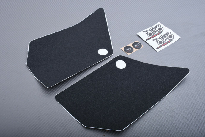 Protecteur noir de réservoir latéral de moto KTM RC8R 2008-2015 en caoutchouc