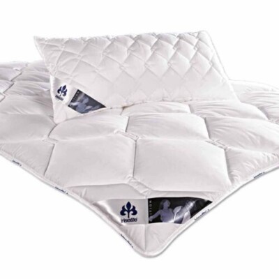 Irisette Edition - Duo Duvet White 100% Microfibre With Rhombussteppung