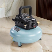 AIR COMPRESSOR 3 GALLON 1/3 HP 110 PSI OIL-FREE PANCAKE AIR COMPRESSOR TOOL