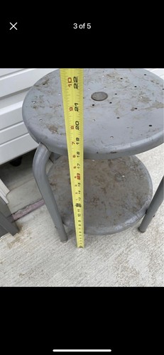Cramer Metal Stool Chair Garage Workshop NLHB - Picture 3 of 5