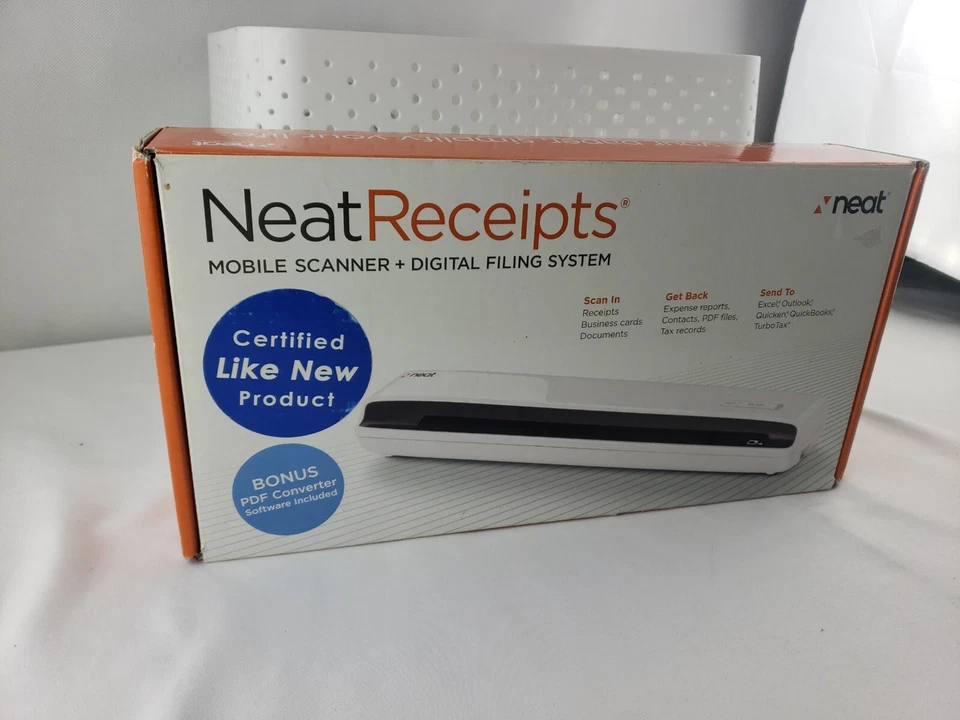 NeatReceipts Mobile Document Scanner and Digital Filing System. New/open Box - Image 2 of 4