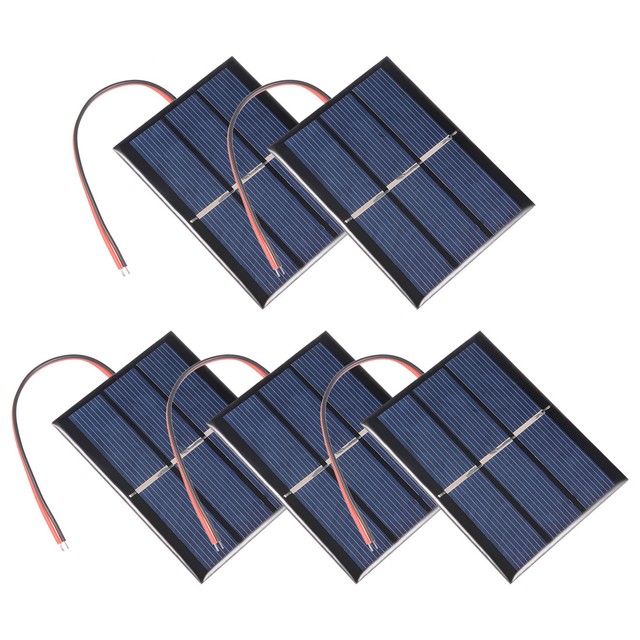 Solar Panel Ebay 5Pcs 0.65W 1.5V Solar Panel Module DIY Polysilicon with 145mm Wire for ...
