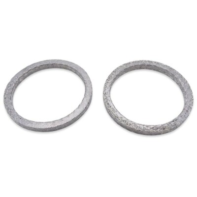 Exhaust Flat Steel Mesh Style Crush Gaskets Seals Pair Harley Twin Cam 65324-83