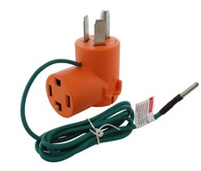 AC WORKS  Compact Dryer Adapter   NEMA 10-30P to 14-30R 3-Prong to 4-Prong 
