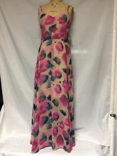 RACHEL ROY FIT FLARE MAXI DRESS, RAINBOW COMBO RMSD012908P35 Size 4 NWT