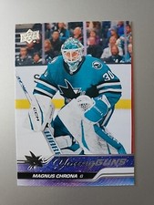 2023-24 Upper Deck Extended Series Young Guns Magnus Chrona #712 San Jose Sharks