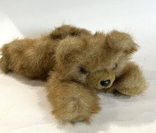 MJC Light Brown Grizzly Teddy Bear Minky Plush Stuffed Animal Vintage 1992 12  