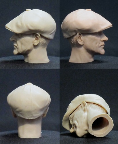 A-74 Sean Connery "The Untouchables" CUSTOM RESIN HEAD SCULPT 1/6 scale - Foto 2 di 3