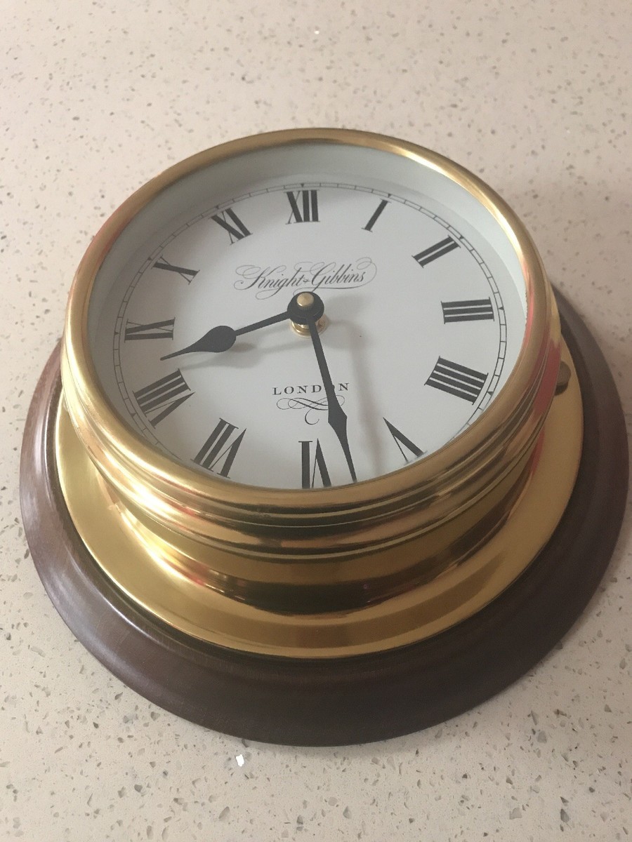 Knight&Gibbins London 置き時計 高さ２６センチ Knight&Gibbins London 置き時計 高さ26センチ