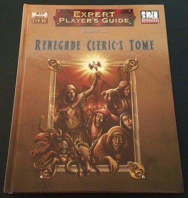 D&D 3.5 Expert Player's Guide VOL 2 RENEGADE CLERIC'S TOME MGP 9021 D20 OGL NEW!