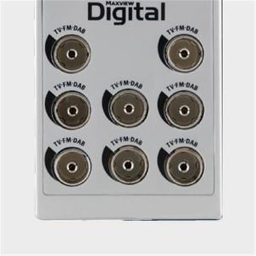 Maxview 8 Way 4G 1 In 8 Out TV & DAB Freeview HD Distribution Amplifier FREE P&P - Picture 3 of 5