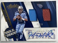 2016 Absolute Marcus Mariota Tools of Trade Triple Jersey Ball/Patch  #31/50