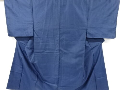 7234264: JAPANESE KIMONO / VINTAGE UNUSED OMESHI MENS KIMONO / NISHIJIN-ORI / SI