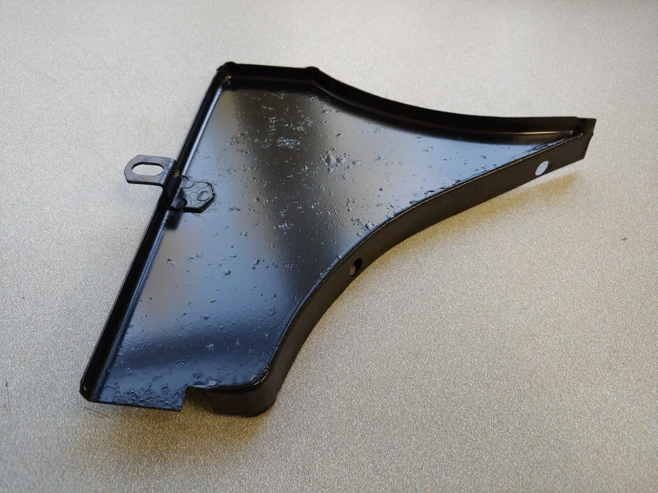 BONITO USADO ORIGINAL PORSCHE 911 930 LADO DERECHO PLACA DE BLOQUEO DE AIRE MANCHA Foto 2 de 4