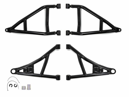 SuperATV Honda Talon 1000X 1.5" Forward Offset High Clearance A-Arms - Black - Picture 7 of 7