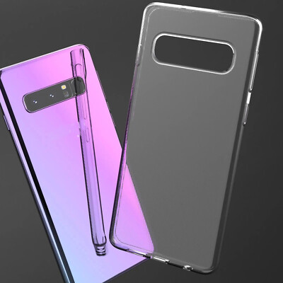 Clear Case Soft TPU Shockproof Phone Back Guard Cover for Samsung S10 S10E Plus