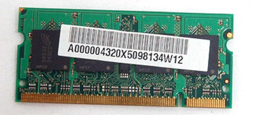 MICRON Laptop 512mb DDR2 PC4200 Single Stick RAM V000080460 Memory 400 mHz CL3 - Picture 2 of 2