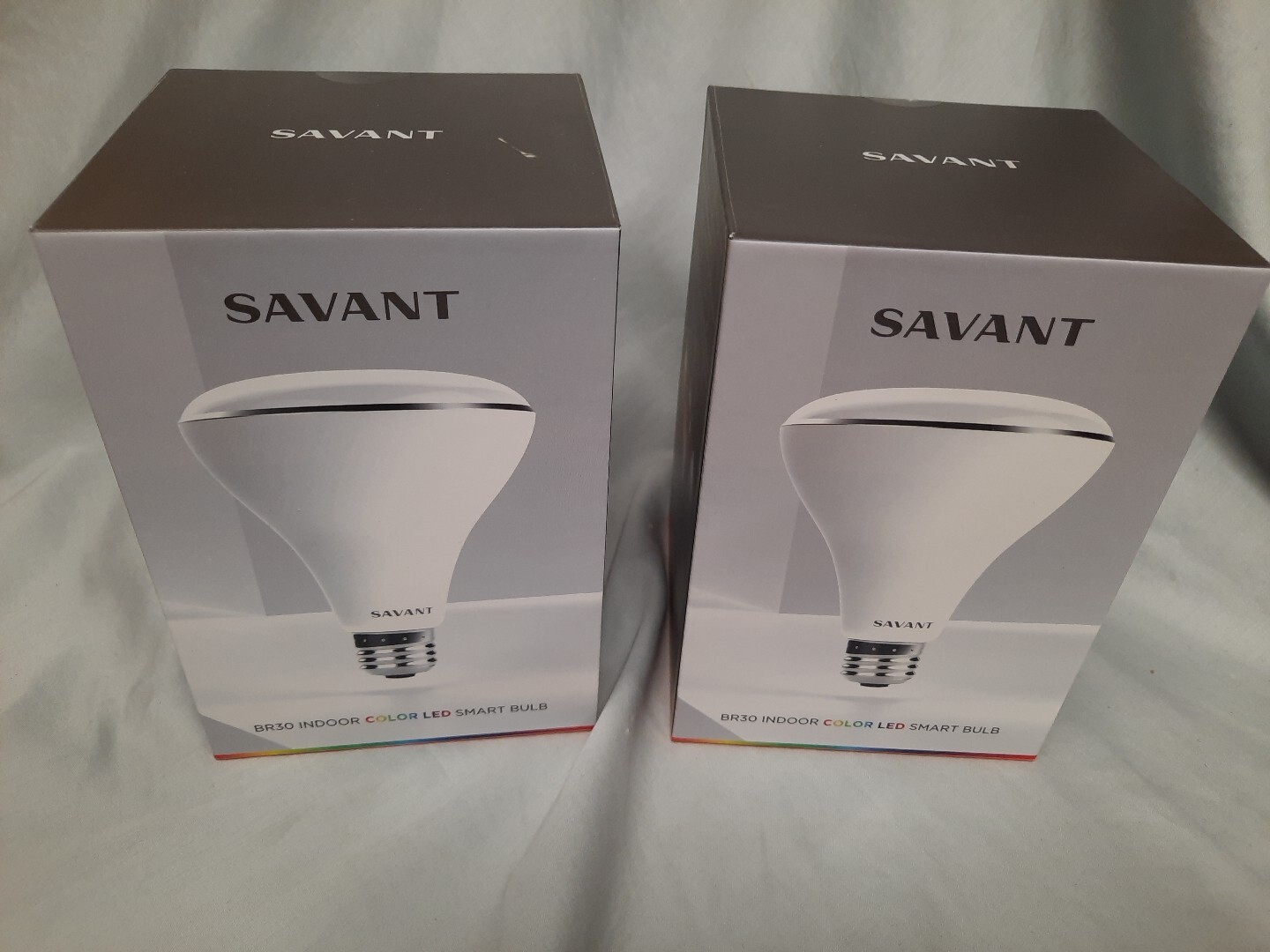 Savant BR30 Smart Color Bulb 2-Pack Indoor WiFi Model LIG-IBR30C1-image