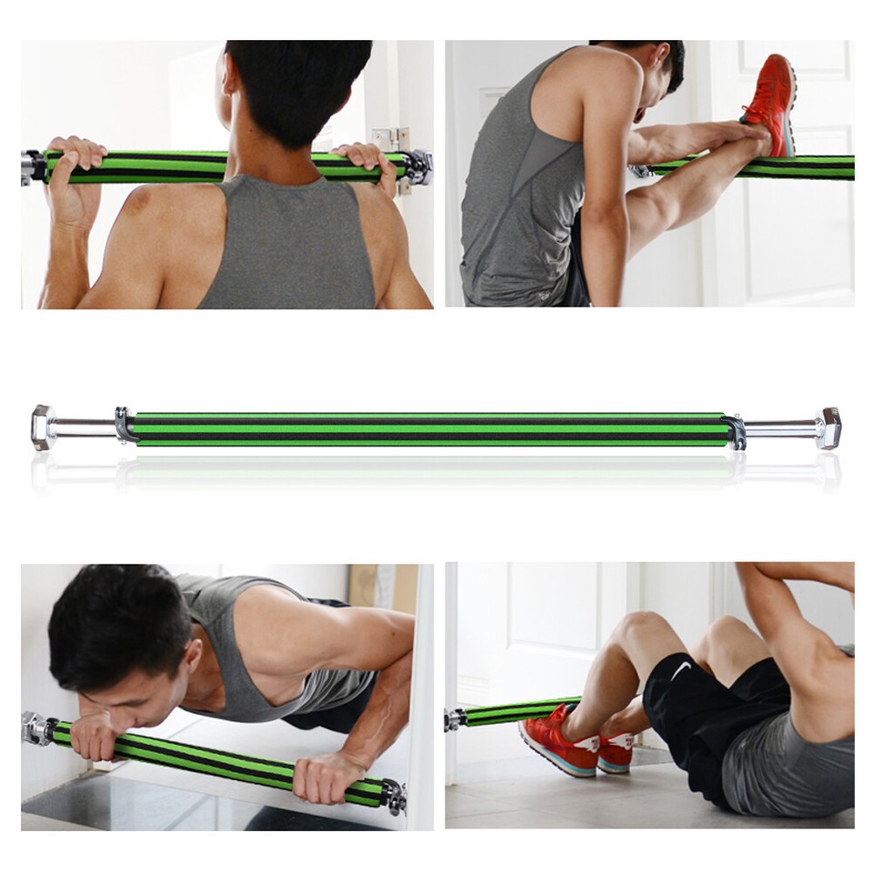 Barra Trazioni Relife 51,2 Pollici (130 Cm) – Porta Pesistica Regolabile 440 Libbre (200 Kg) Per Allenamento Casa Palestra – Verde